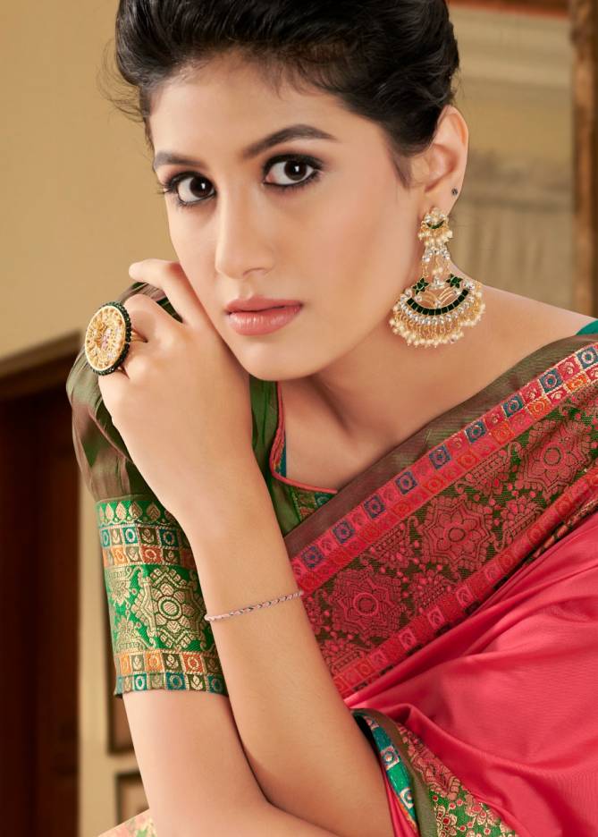 Rajyog Ashton Heavy Function Wear Weaving Silk Fancy Designer Latest Saree Collection